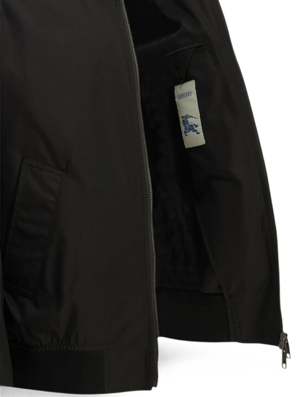 Check-collar Harrington bomber jacket 8129696 A1189 BURBERRY 