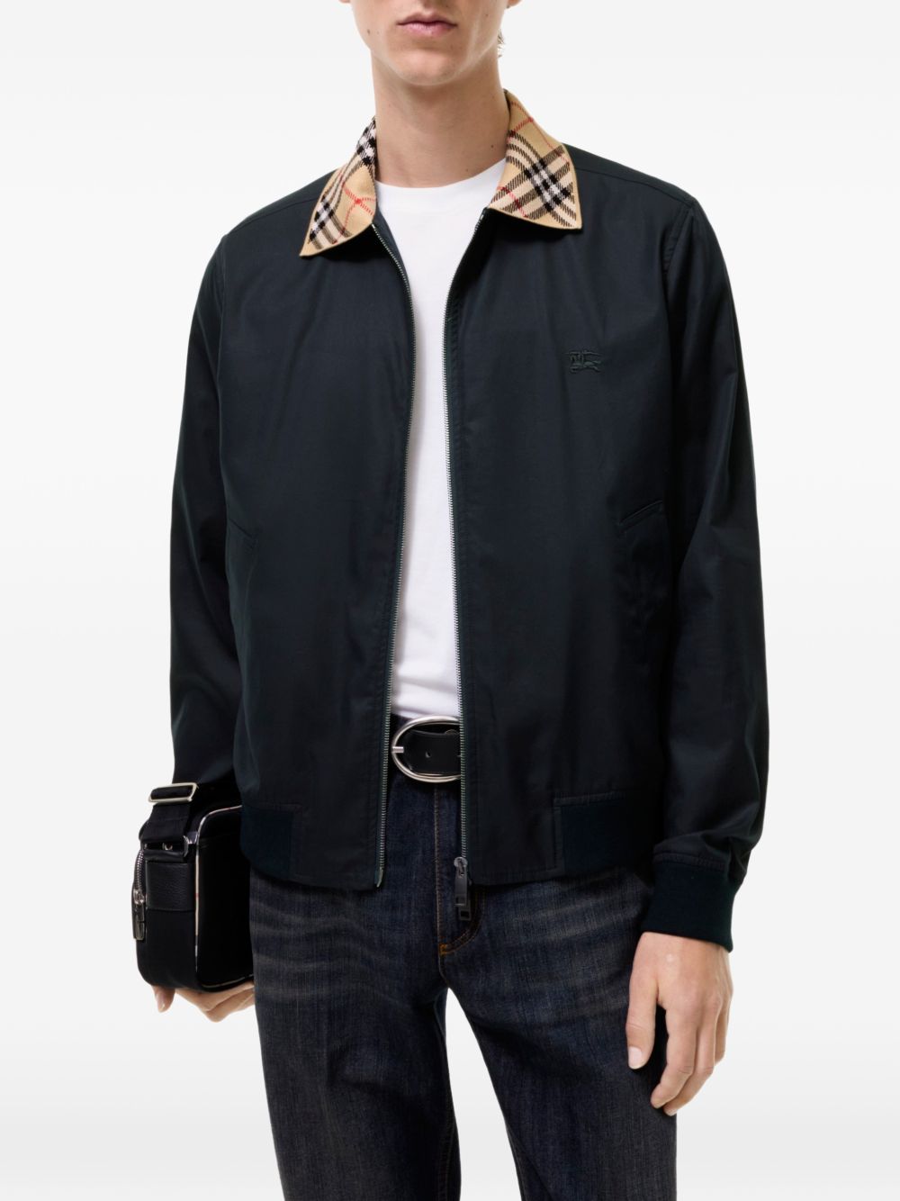 Gabardine Glenfields Harrington Jacket 8129833 A1222 BURBERRY 