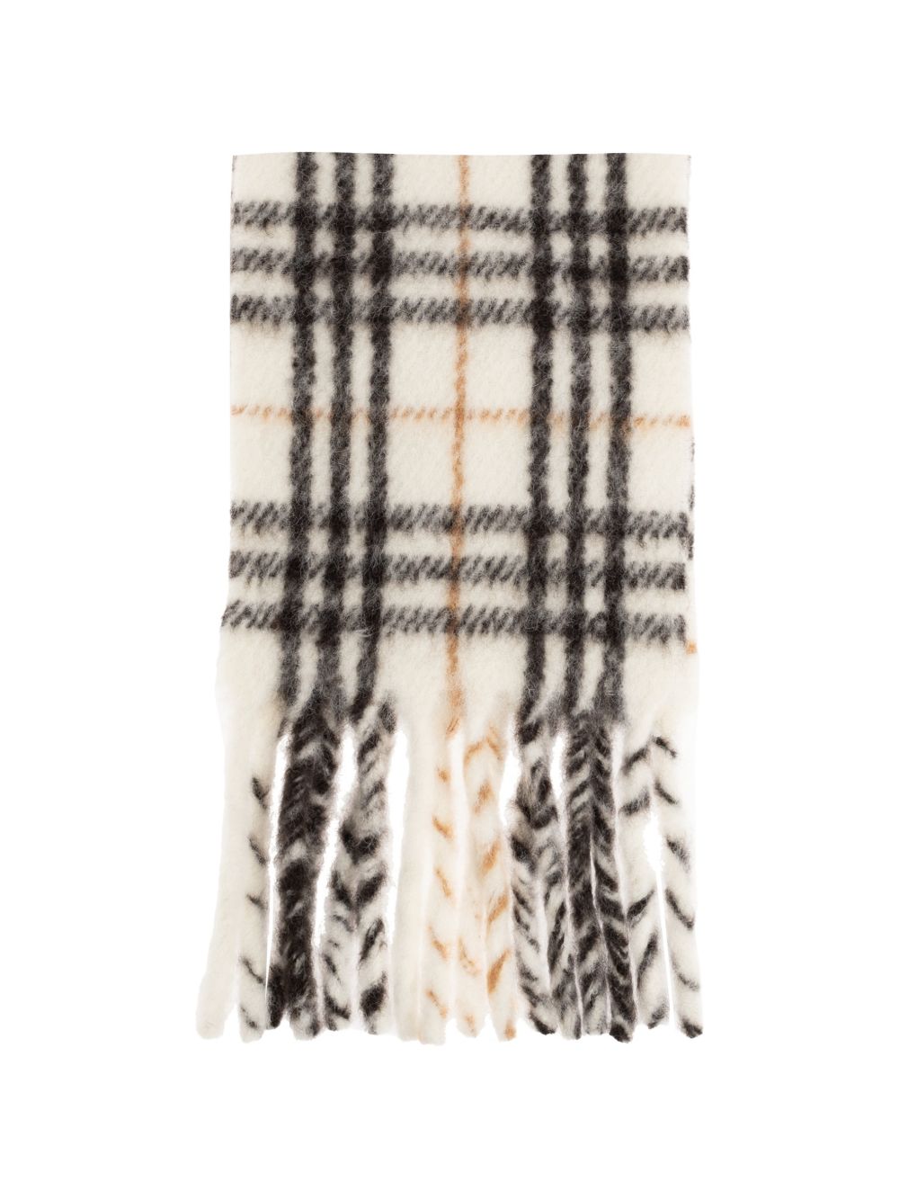 Checked Fringed-Edge Scarf 8130018 A4486 BURBERRY 
