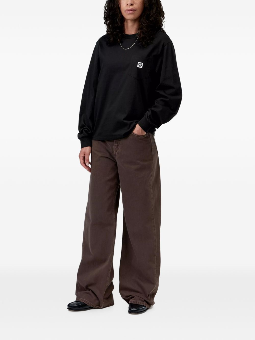 L/S pocket small heart T-Shirt I037167 00EXX CARHARTT WIP 