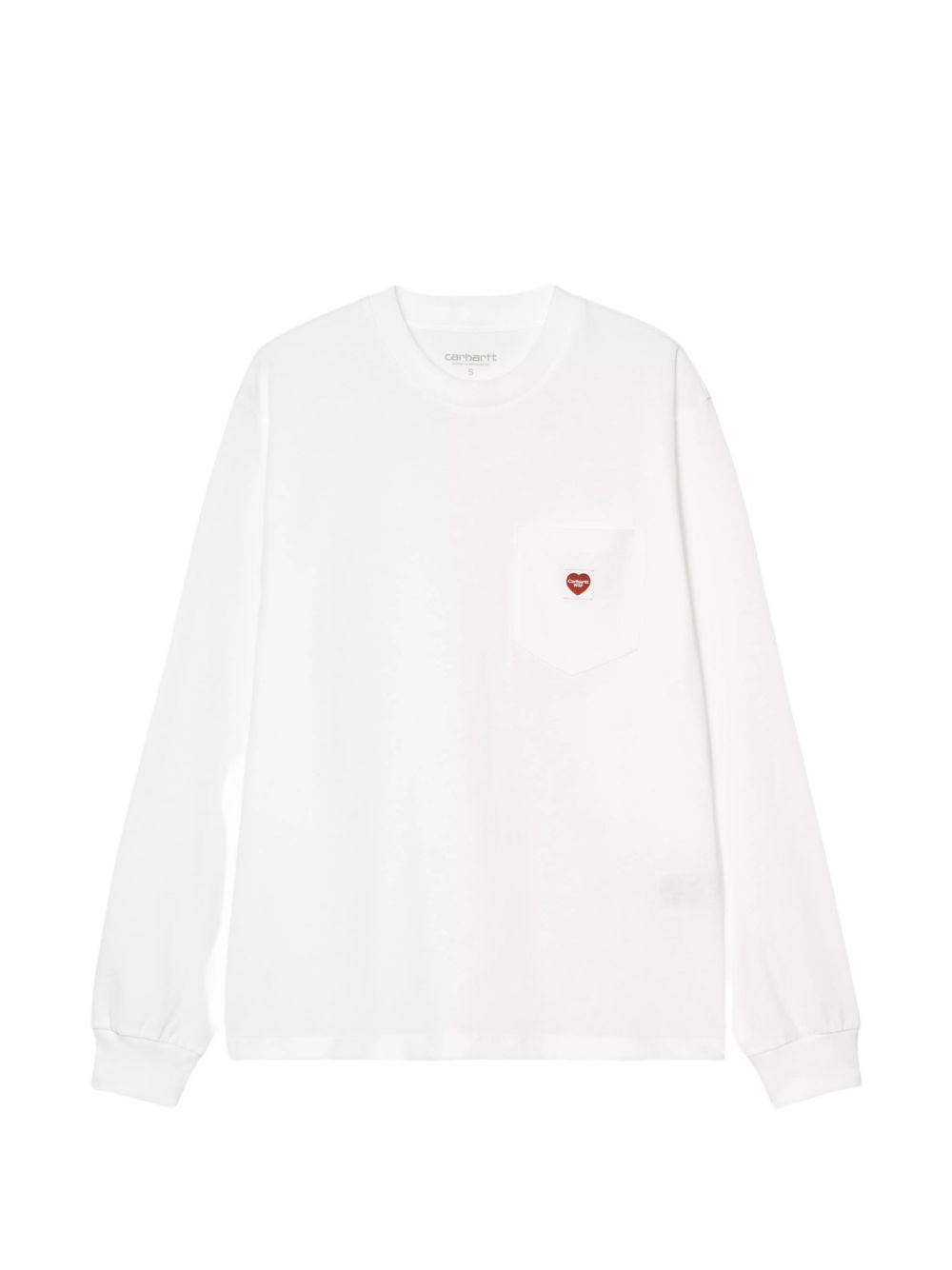 L/S pocket small Heart T-Shirt I037167 1WZXX CARHARTT WIP 