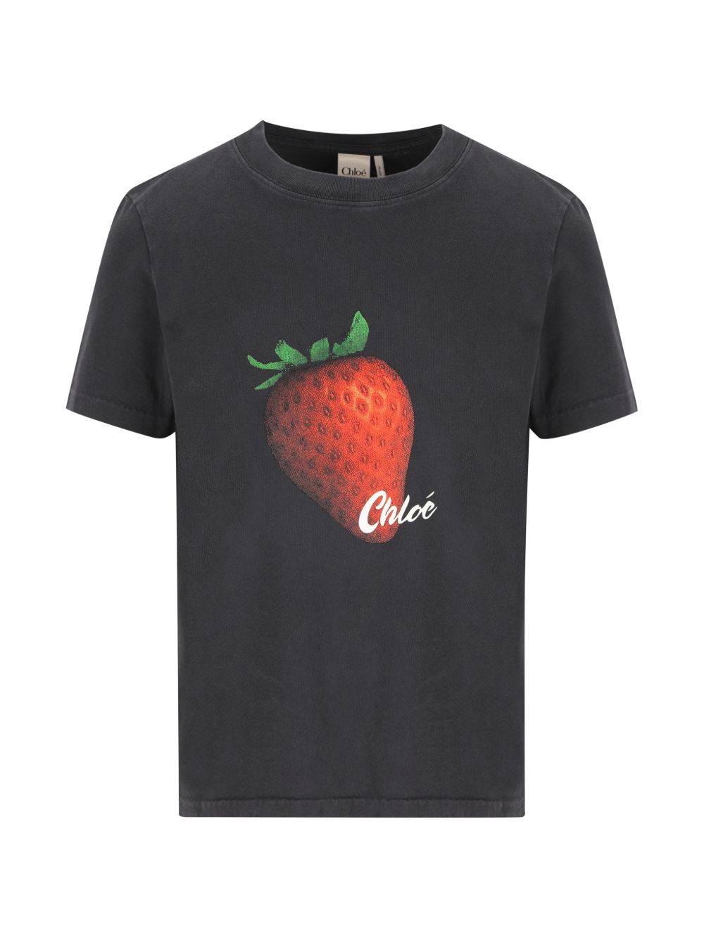strawberry-print cotton T-shirt CH26AJH08289 070 CHLOÉ 