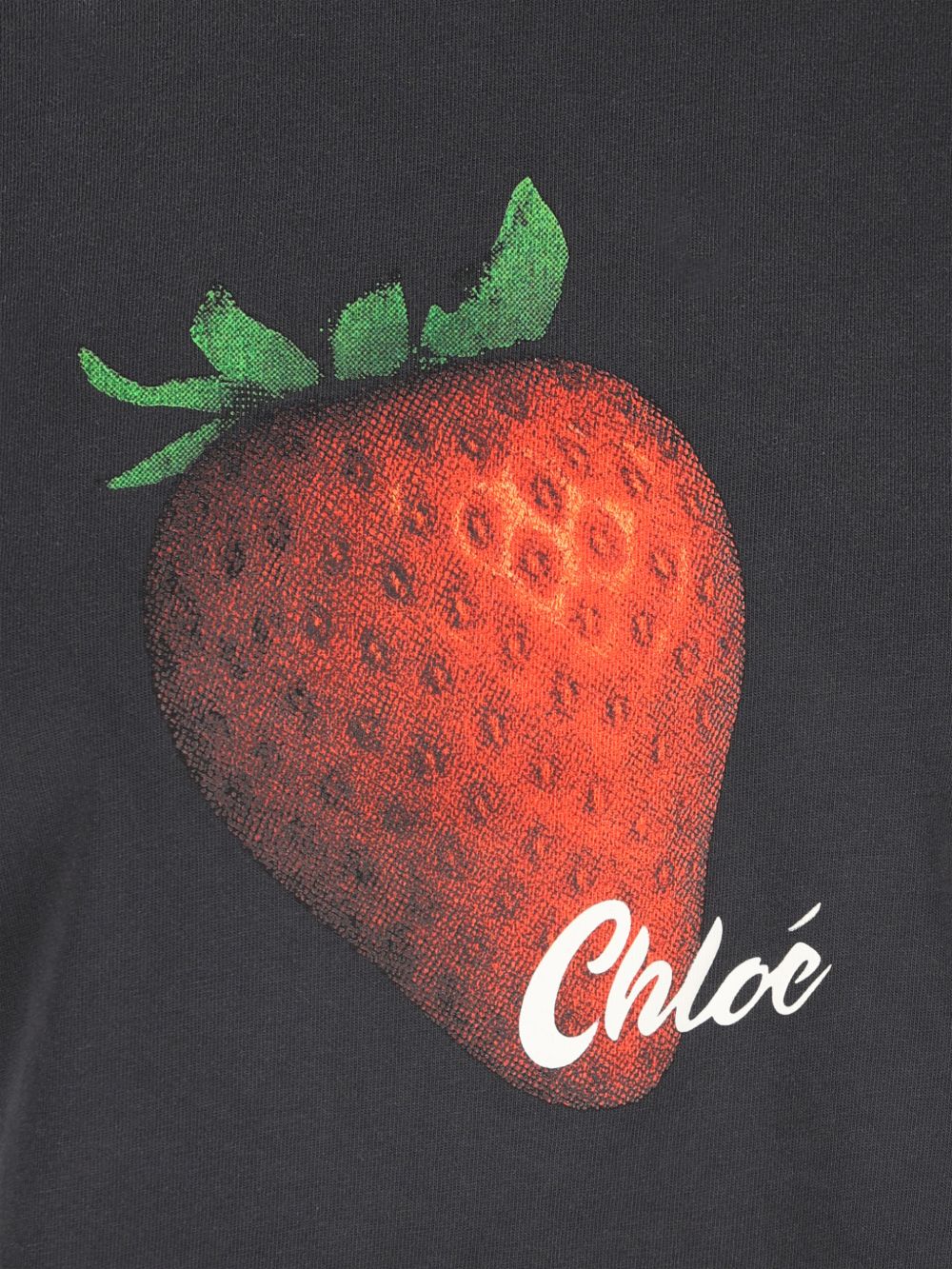 Strawberry-print cotton T-shirt CH26AJH08289 070 CHLOÉ 