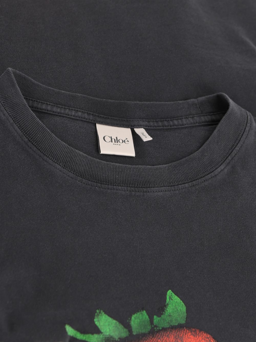 Strawberry-print cotton T-shirt CH26AJH08289 070 CHLOÉ 
