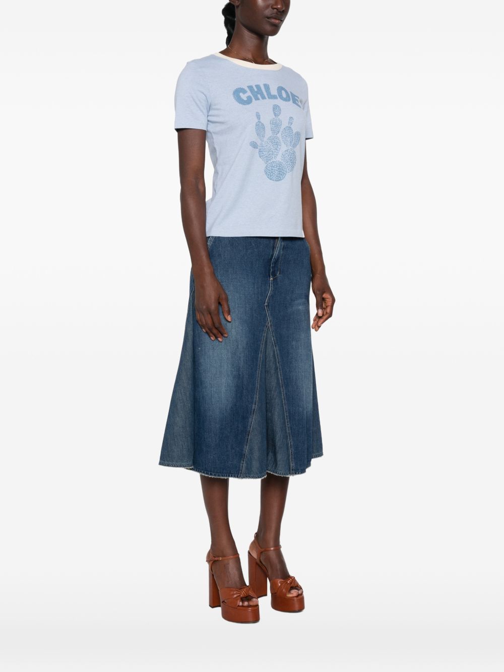 Graphic print T-shirt CH26WJH08787 40J CHLOÉ 