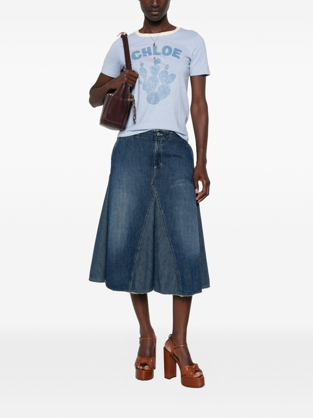 Graphic print T-shirt CH26WJH08787 40J CHLOÉ 