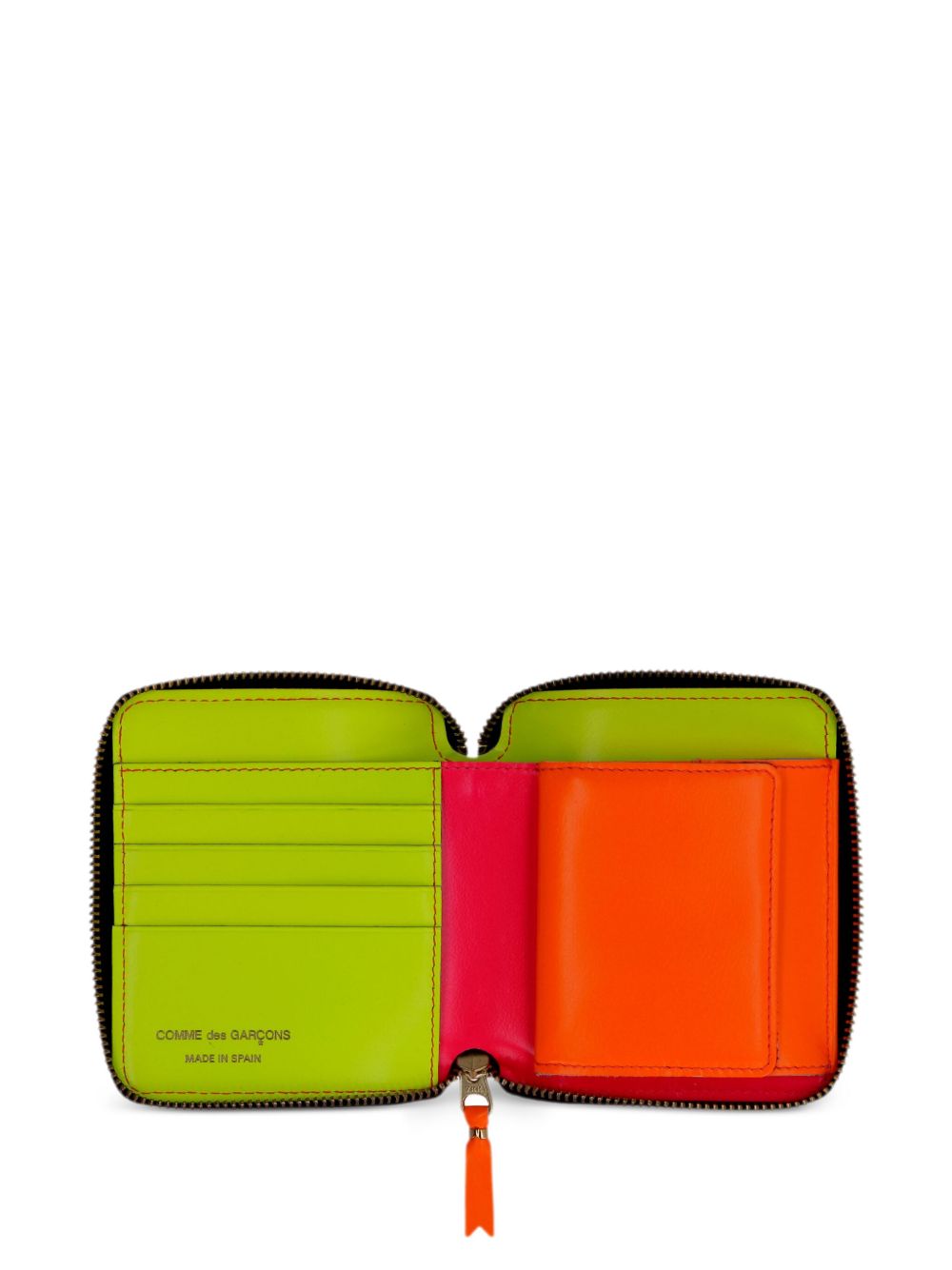 Super Fluo Full Zip Around Wallet SA2100SF PINK COMME des GARÇONS WALLET 