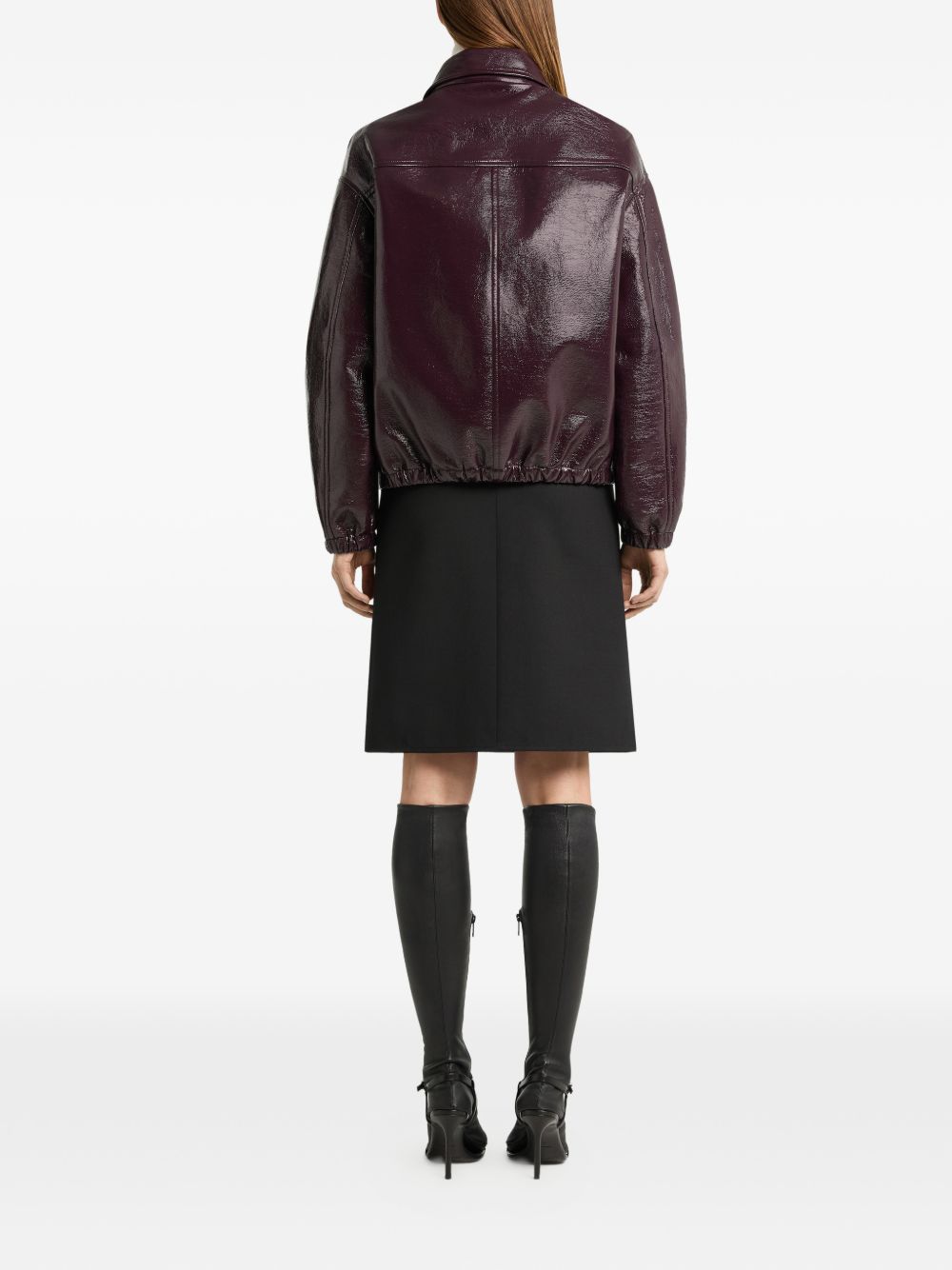 VINYL BOMBER JACKET 326CBL366VY0014 4090 COURRÈGES 