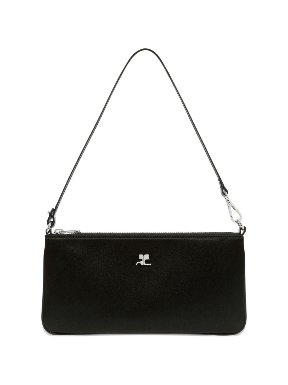 Zipped satin pouch 326GPM035VI0061 9999 COURRÈGES 