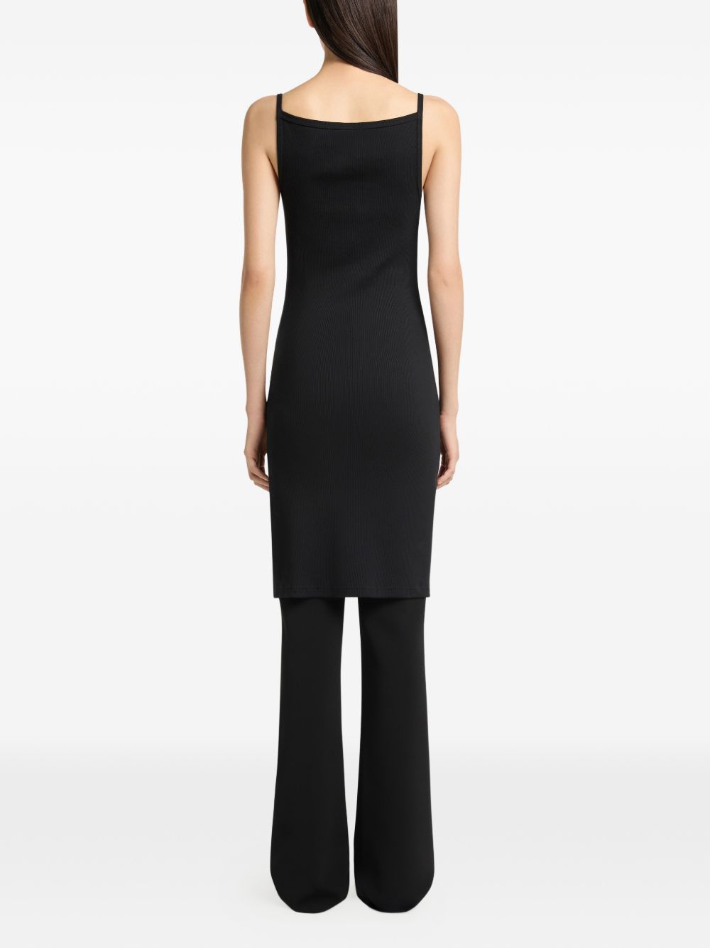 90's rib strap midi dress 326JRO916JS0194 9999 COURRÈGES 