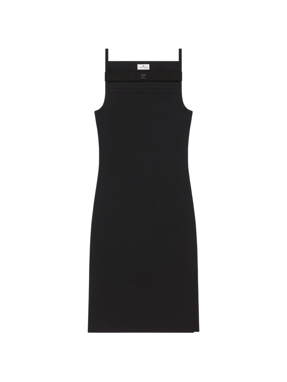 90's rib strap midi dress 326JRO916JS0194 9999 COURRÈGES 