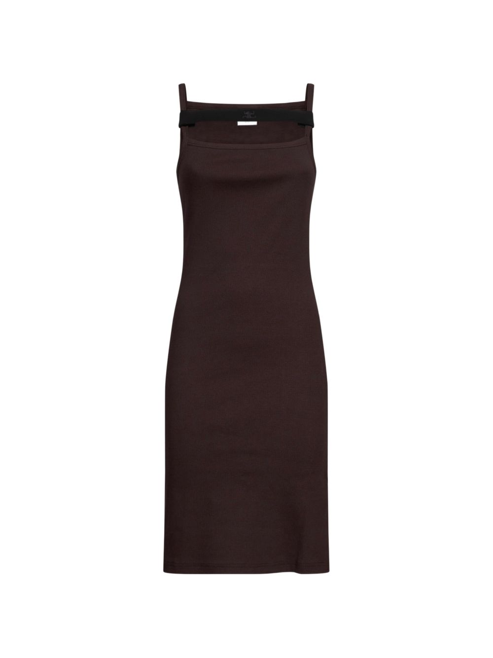 90's ribbed strap midi dress 326JRO916JS0194 B259 COURRÈGES 