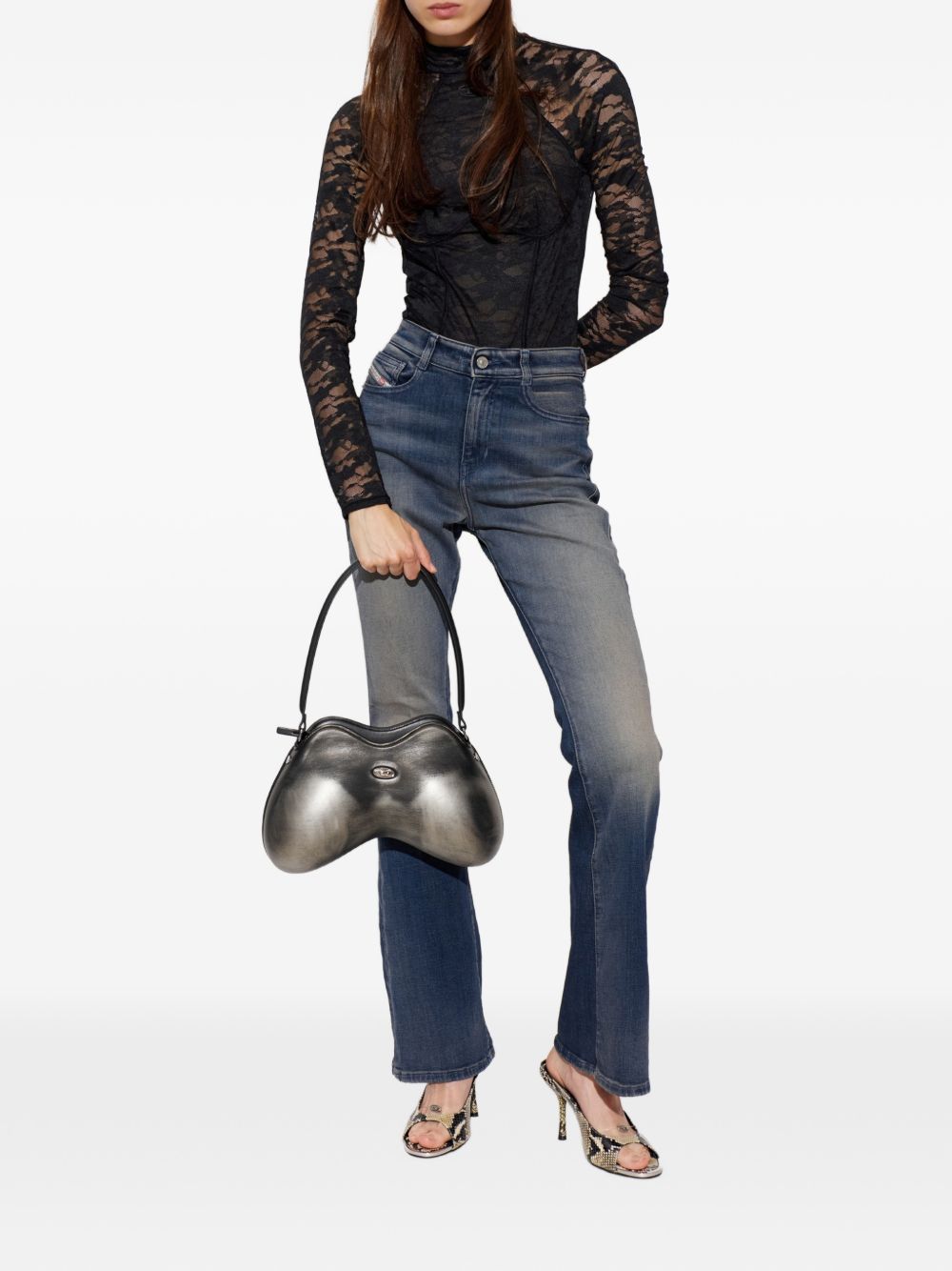 D-Partt High-Waist Bootcut Jeans A22750 09P6701 DIESEL 