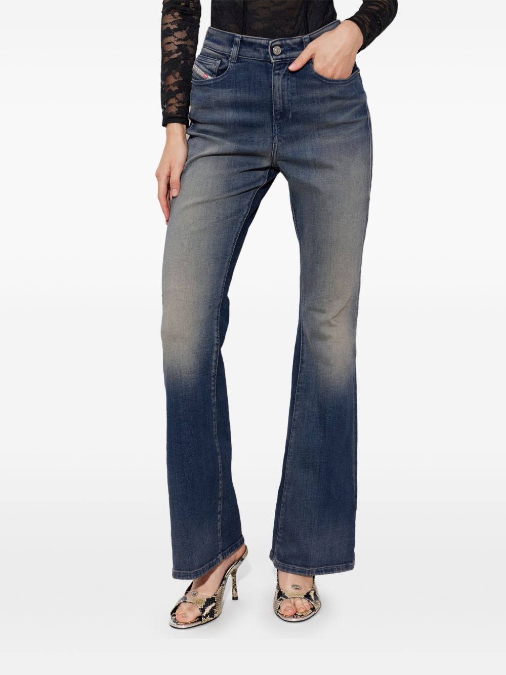 D-Partt High-Waist Bootcut Jeans A22750 09P6701 DIESEL 