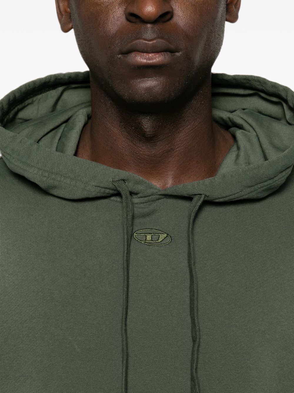 logo-embroidered hoodie A22831 0EFBR51F DIESEL 