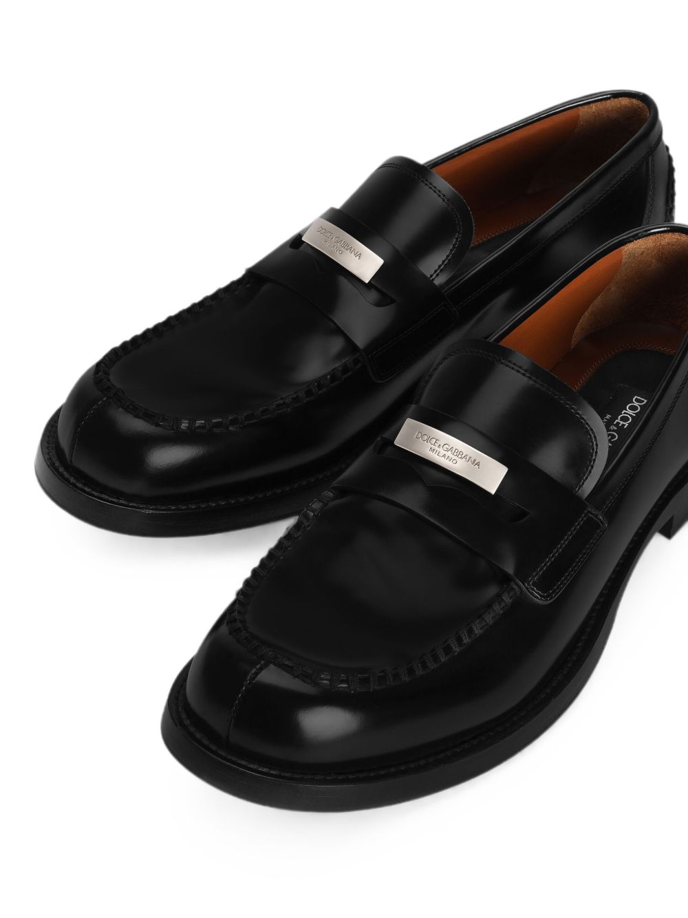 Calfskin loafers A30291 A078080999 DOLCE & GABBANA 