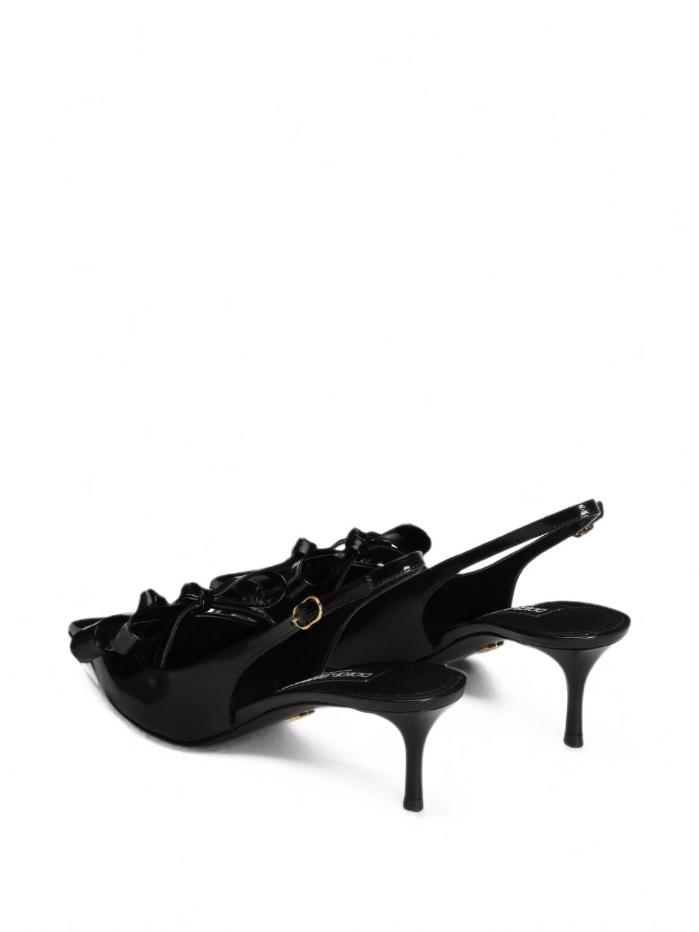 Calfskin slingback with bows CG1115 A103780999 DOLCE & GABBANA 