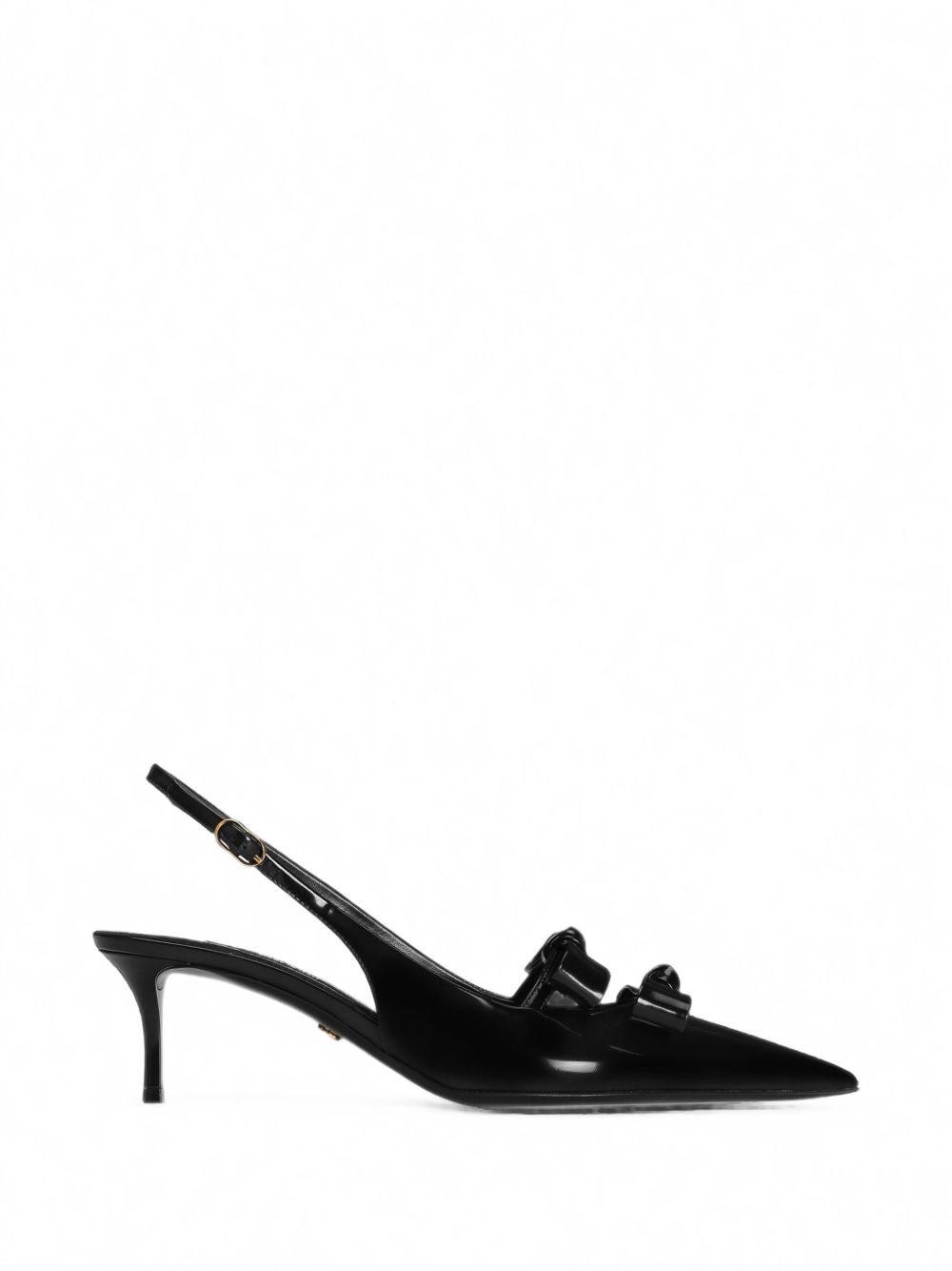 Calfskin slingback with bows CG1115 A103780999 DOLCE & GABBANA 