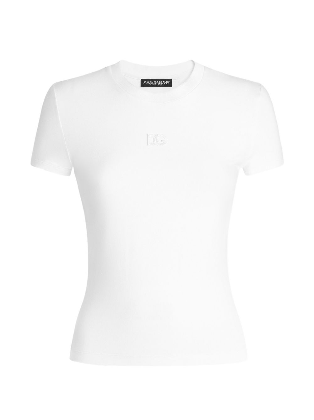 Jersey t-shirt with dg embroidery F8W47Z GDDYFW0800 DOLCE & GABBANA 
