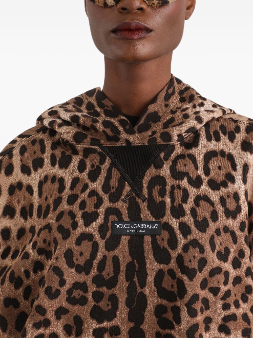 Leo-print hoodie F9U48T FS785HY13M DOLCE & GABBANA 