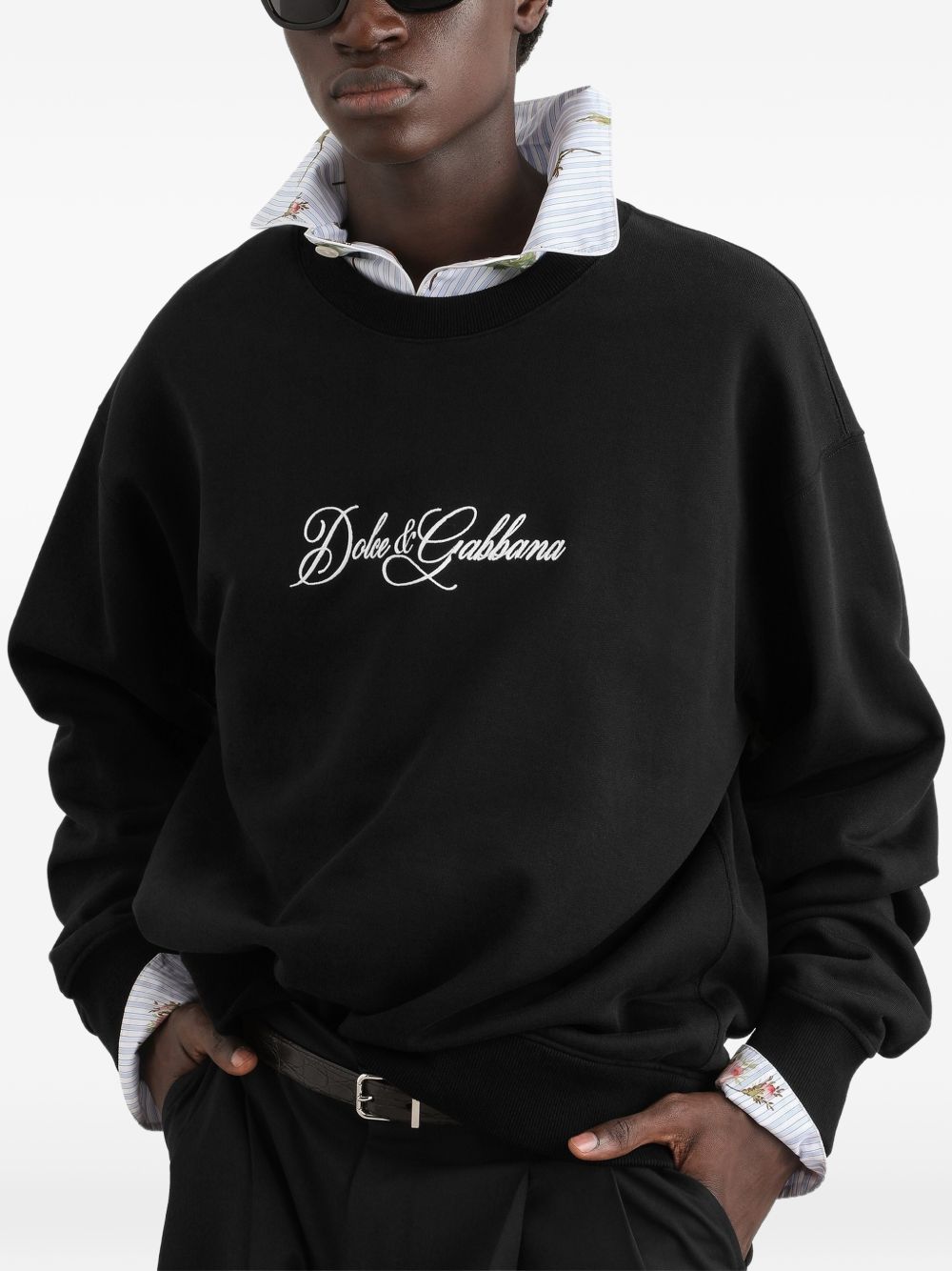 Cotton sweatshirt with logo G9AHSZ G7P9MN0000 DOLCE & GABBANA 