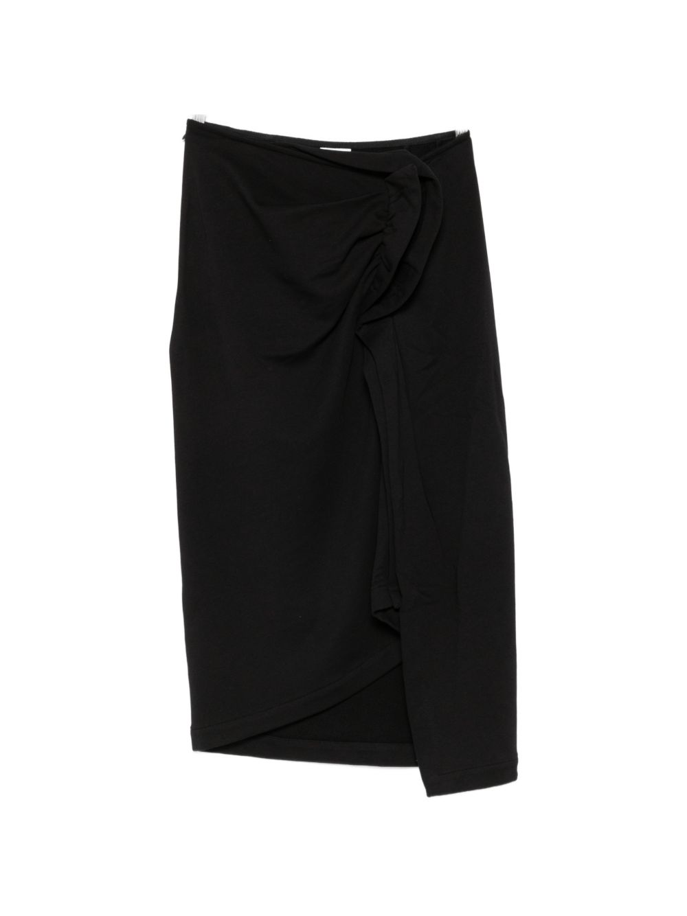 Fitted draped skirt in cotton 011130 4610900 DRIES VAN NOTEN 