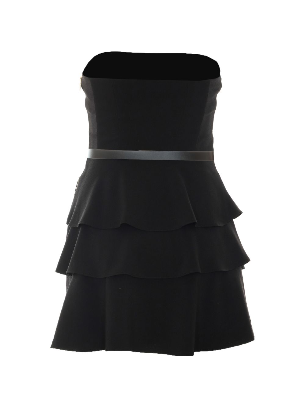 belted tiered dress AB97966E2 110 ELISABETTA FRANCHI 