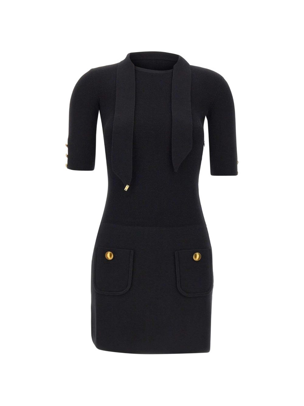Mini knit dress with jewel buttons AM04S66E2 110 ELISABETTA FRANCHI 