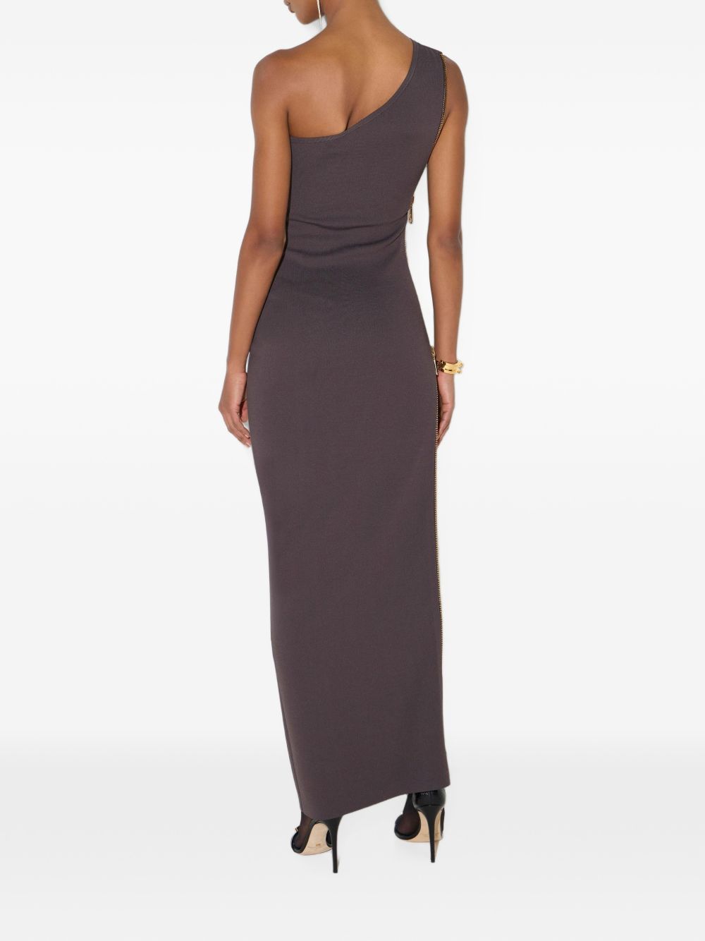 Red Carpet zip-up knitted dress AM07B66E2 EV9 ELISABETTA FRANCHI 