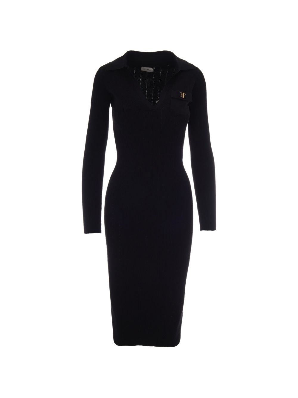 Knit dress with openwork embroidery AM08B66E2 110 ELISABETTA FRANCHI 