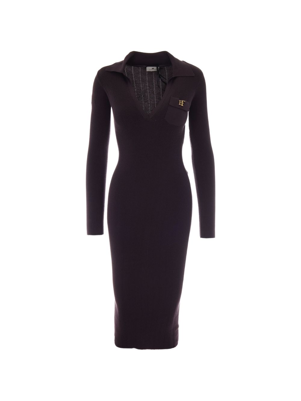 Knit dress with openwork embroidery AM08B66E2 EV9 ELISABETTA FRANCHI 