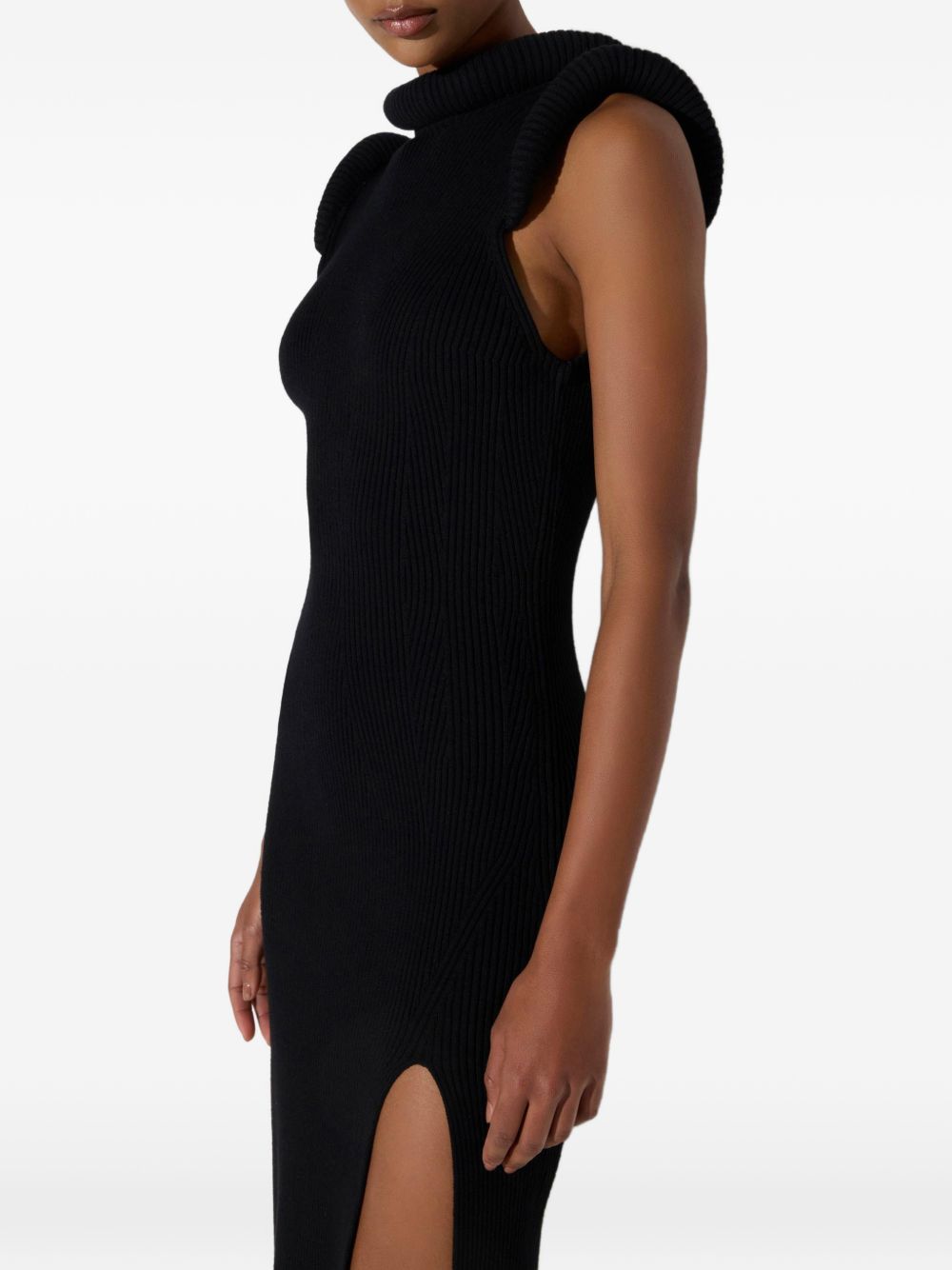 Knit dress with 3D details AM14S66E2 110 ELISABETTA FRANCHI 
