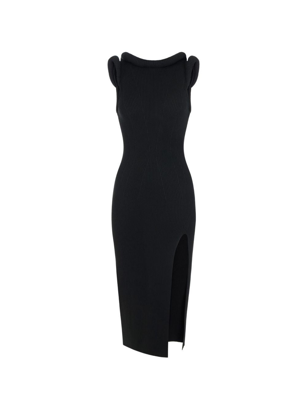 Knit dress with 3D details AM14S66E2 110 ELISABETTA FRANCHI 
