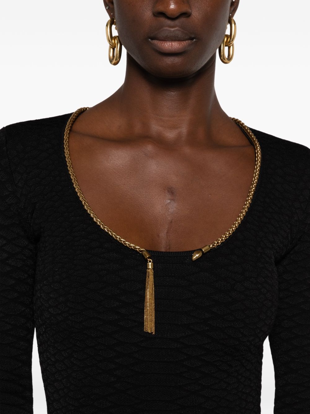 Snakeskin knit dress AM30S67E2 110 ELISABETTA FRANCHI 