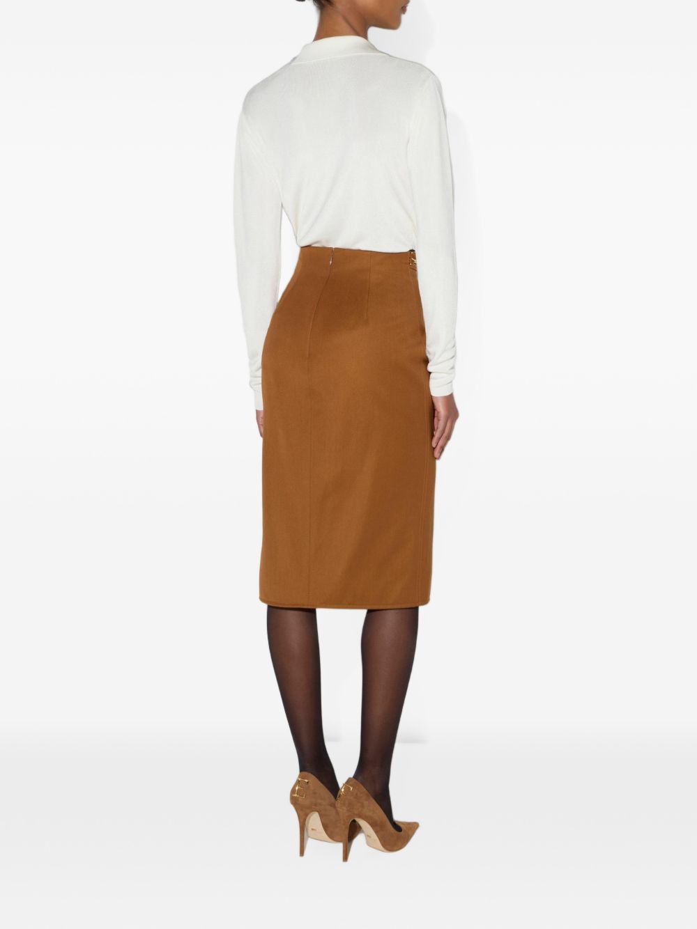 Viscose yarn bodysuit with jewel chain BK03S66E2 193 ELISABETTA FRANCHI 