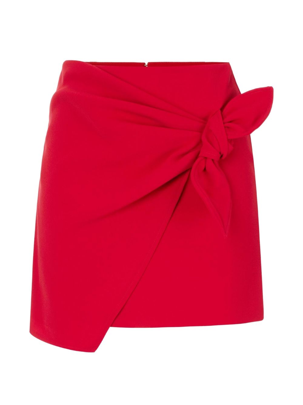 Light crepe miniskirt with bow GO19966E2 CG5 ELISABETTA FRANCHI 