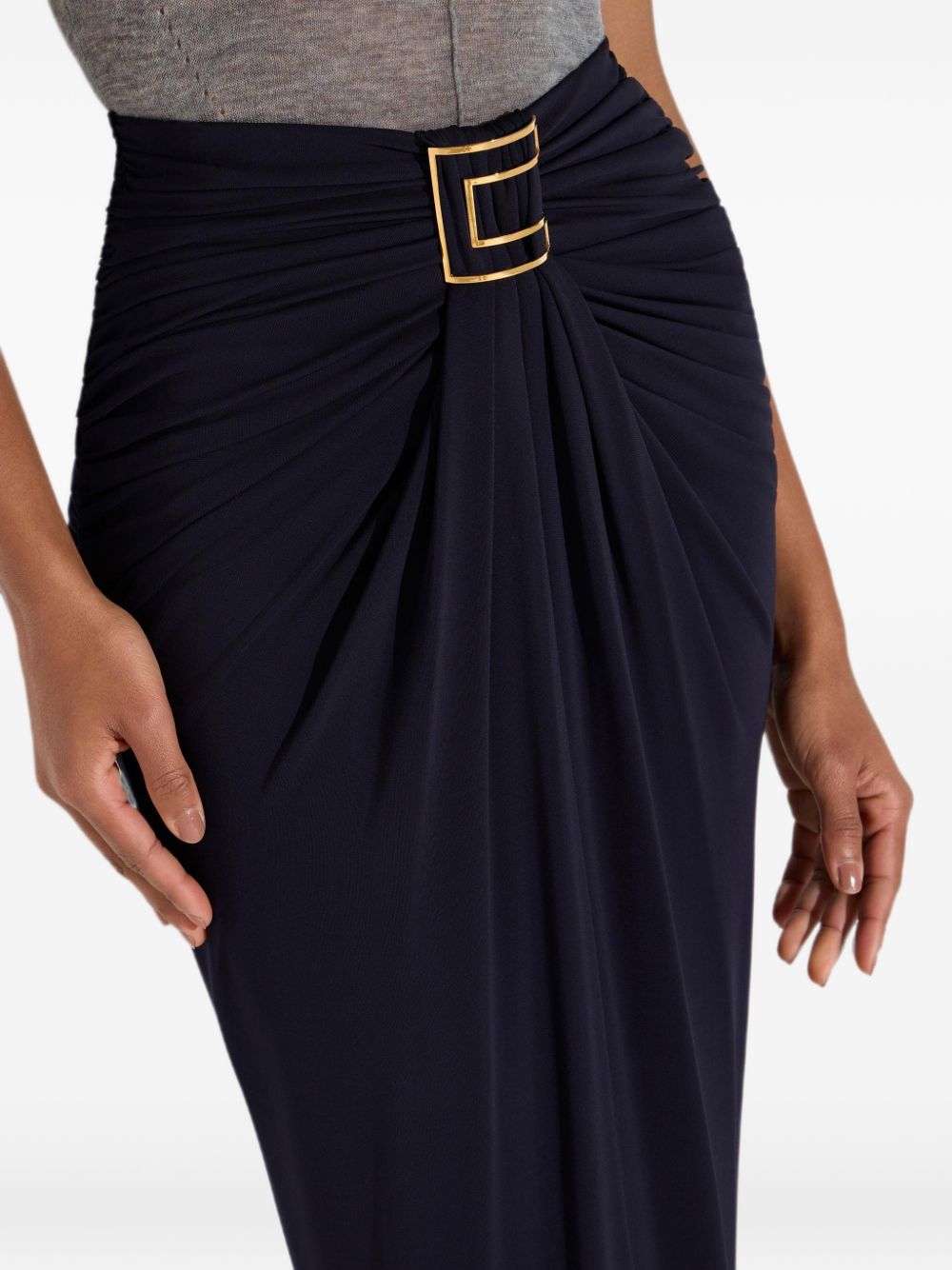 Crêpe jersey skirt GO25167E2 H88 ELISABETTA FRANCHI 