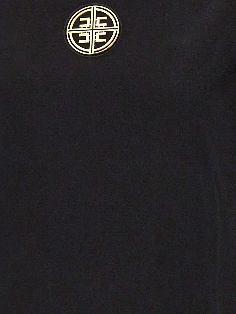 Jersey T-shirt with jewel logo MA00866E2 110 ELISABETTA FRANCHI 