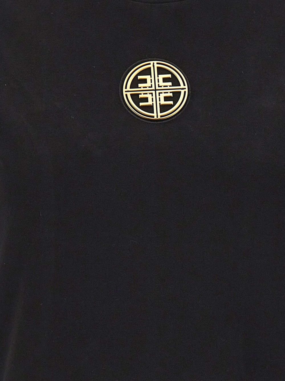 Jersey T-shirt with jewel logo MA00866E2 110 ELISABETTA FRANCHI 