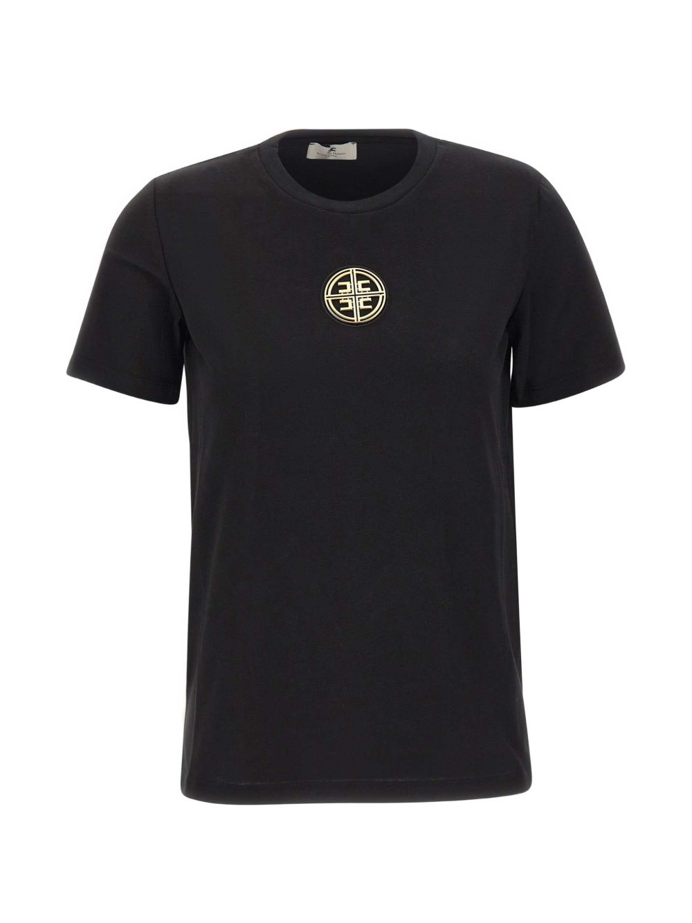 Jersey T-shirt with jewel logo MA00866E2 110 ELISABETTA FRANCHI 