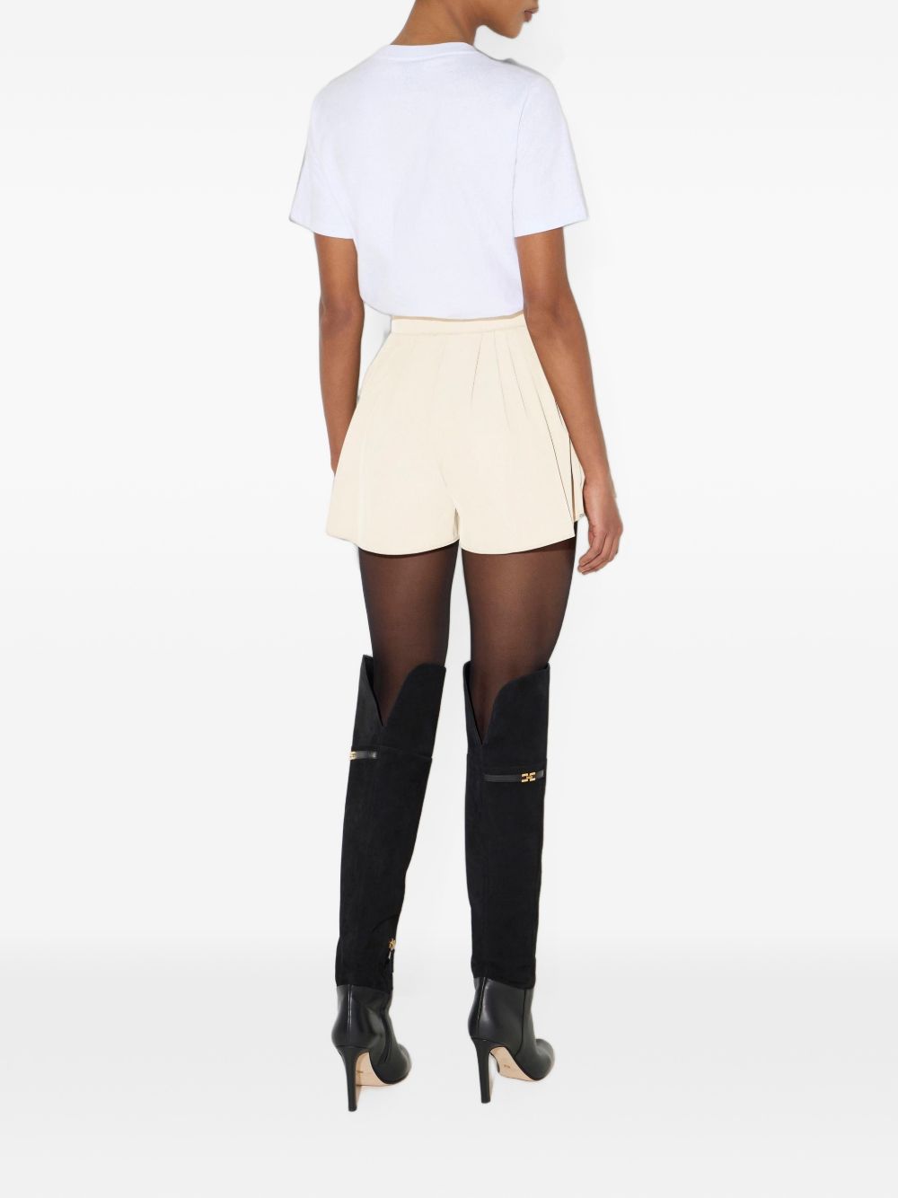 Jersey T-shirt with jewel logo MA00866E2 270 ELISABETTA FRANCHI 