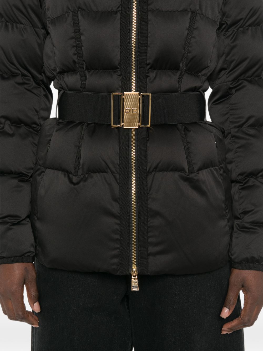 Down jacket in sail fabric PI92D66E2 110 ELISABETTA FRANCHI 