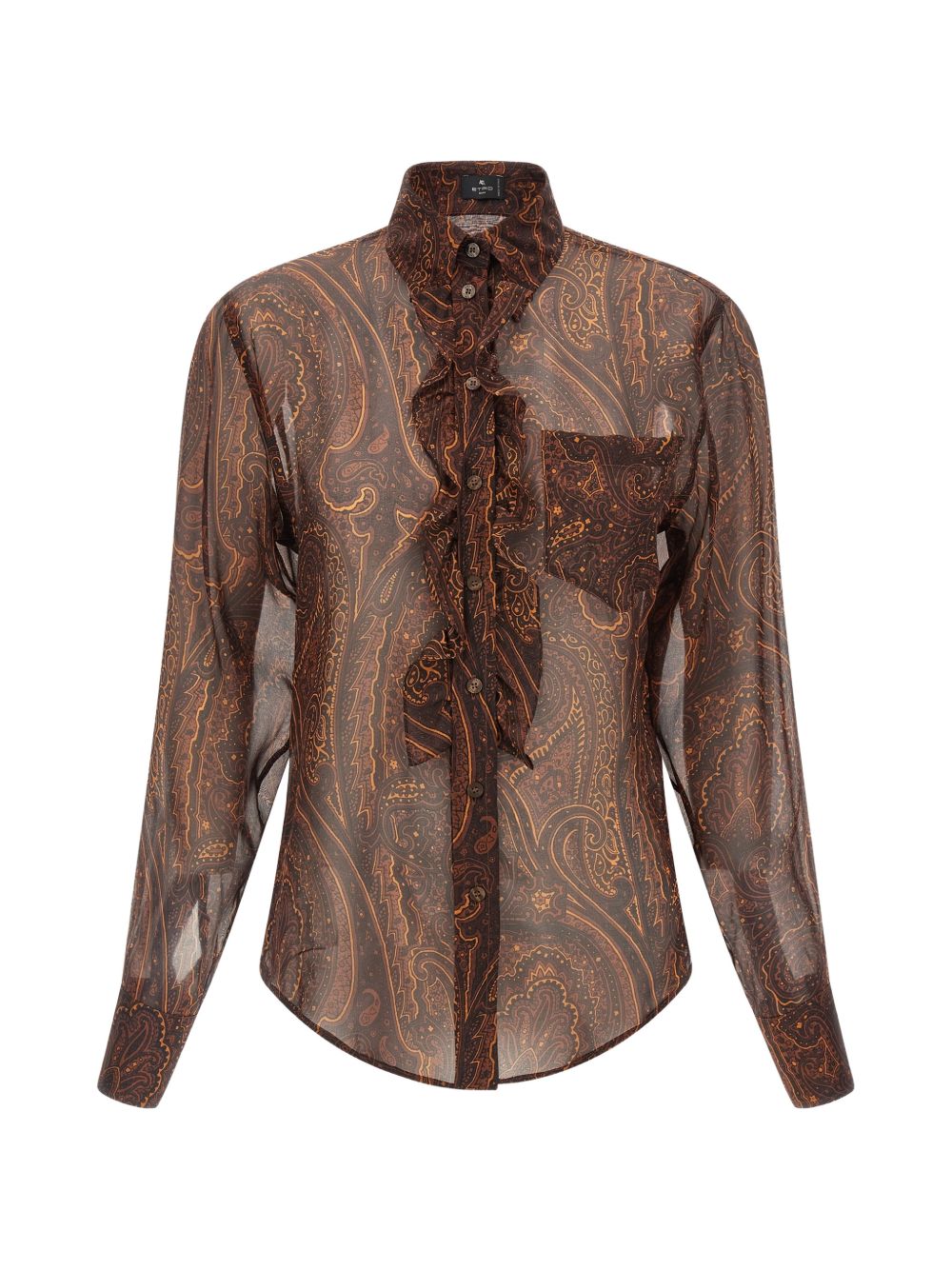 Paisley-print ruffled shirt WRIA0118 99SA124X0865 ETRO 
