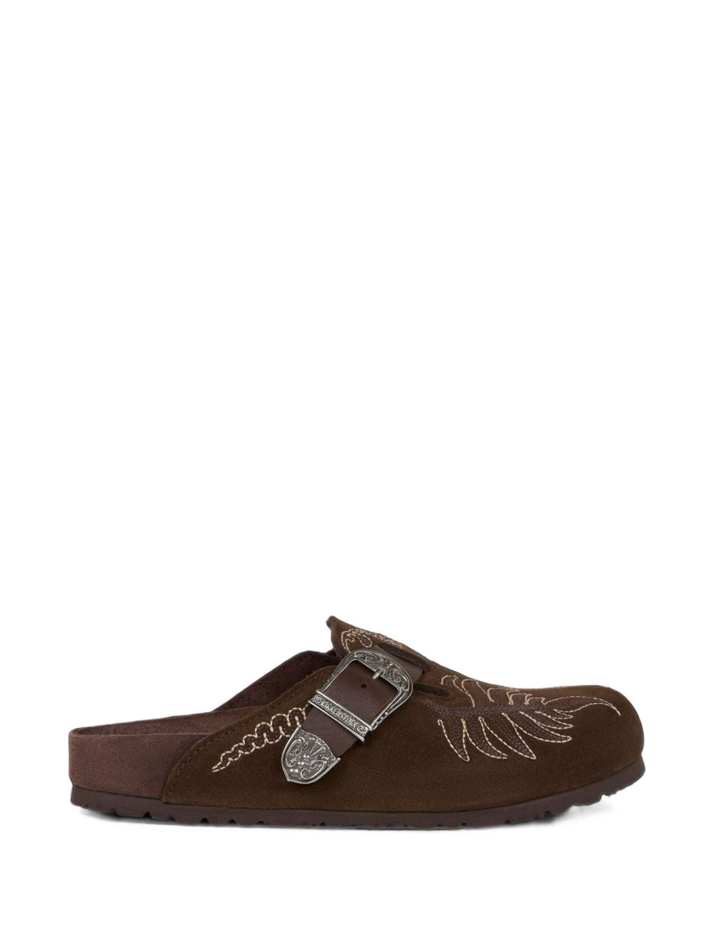 BOSTON sabot in embroidered suede WS4M0020 AP12SM1512 ETRO x BIRKENSTOCK 1774 