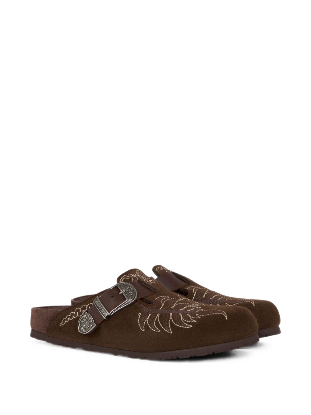 BOSTON sabot in embroidered suede WS4M0020 AP12SM1512 ETRO x BIRKENSTOCK 1774 