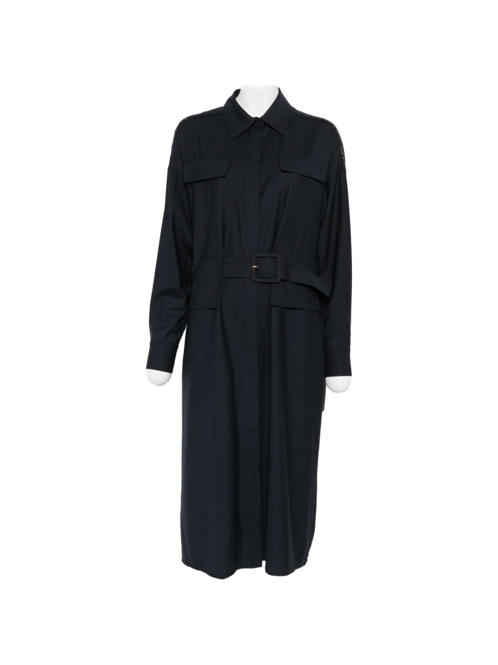 belted chest-pockets midi dress ABD216F371M298 5146 FABIANA FILIPPI 