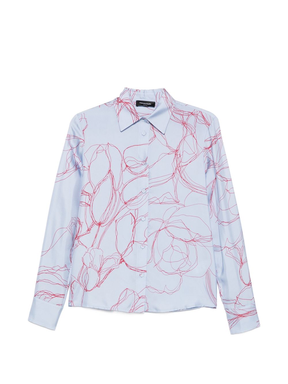 abstract-print long-sleeve shirt CAD216F233 M3075157 FABIANA FILIPPI 