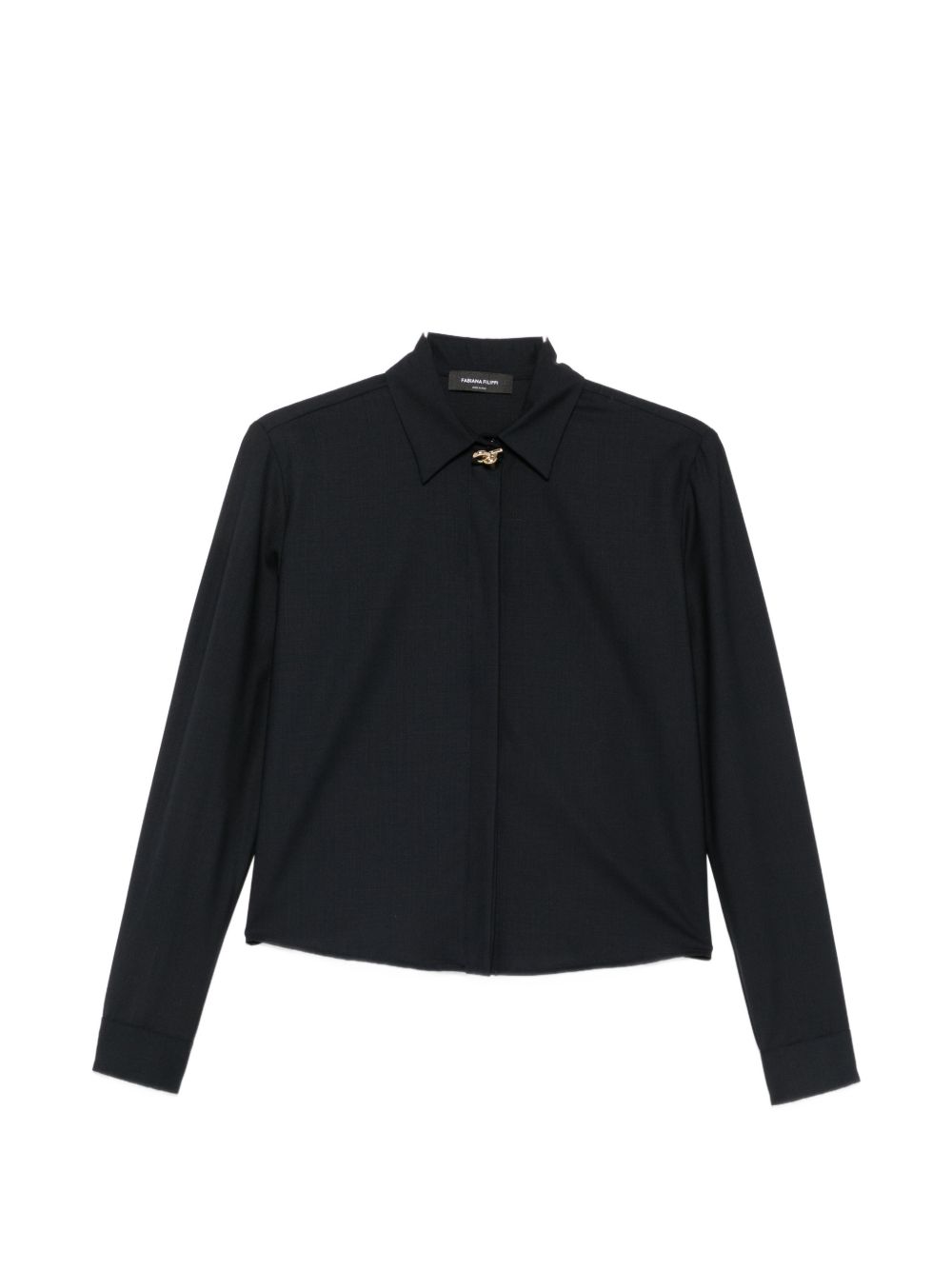 jewel-embellished concealed-fastening shirt CAD216F312D620 5146 FABIANA FILIPPI 