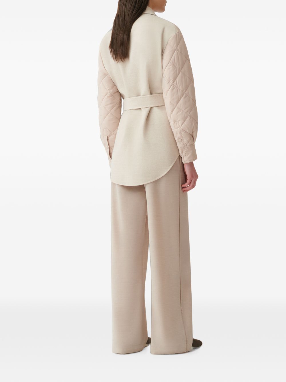 Diamond-quilted belted jacket CTD216F188M316 0164 FABIANA FILIPPI 