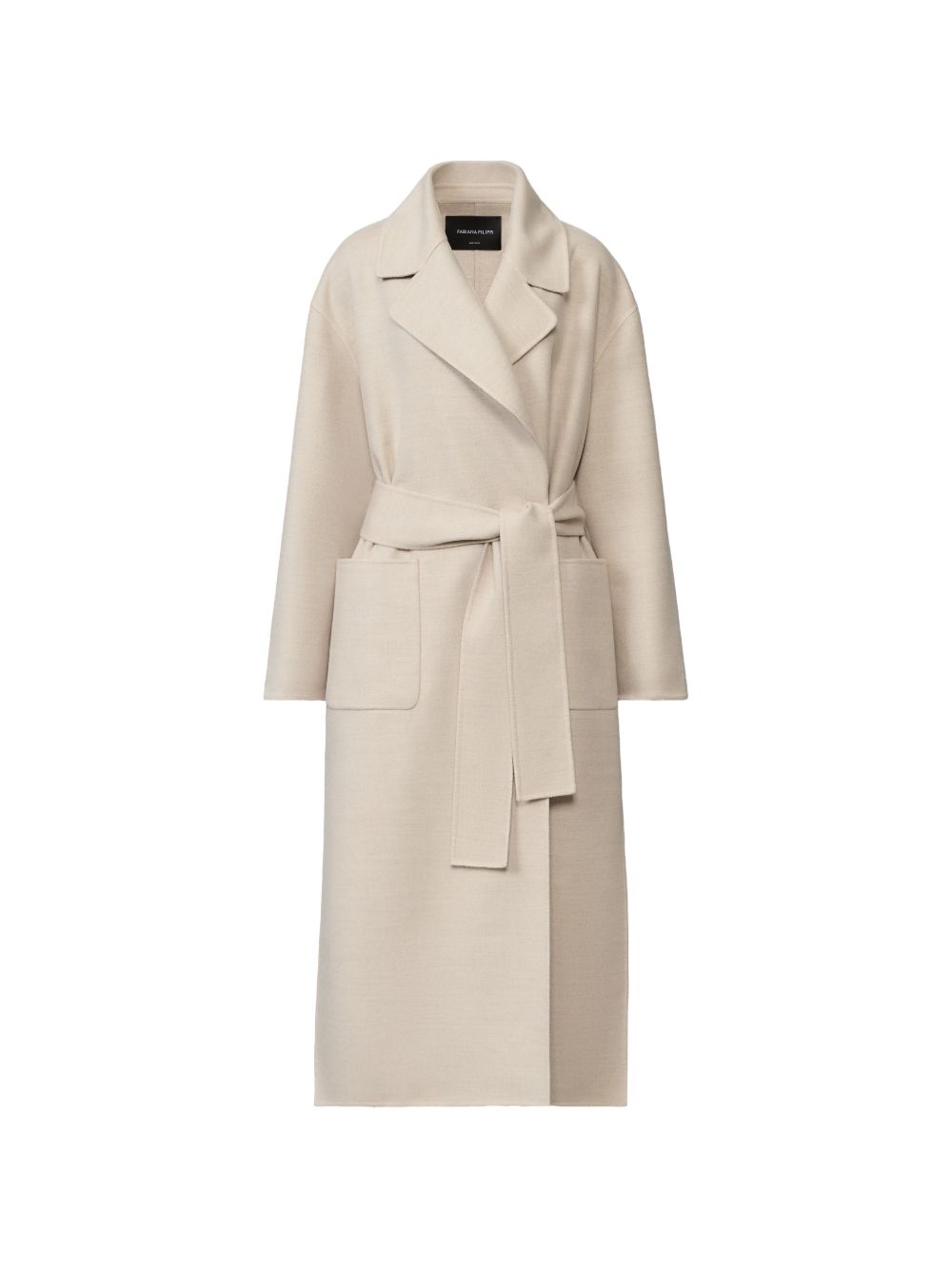 belted wool coat CTD216F195M261 0164 FABIANA FILIPPI 